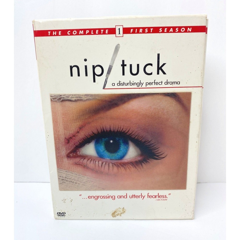 Nip/Tuck - First Season (DVD, 2003, 5-Disc Set) Missing 1 DVD
